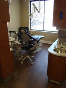 Dental exam room at Elizabeth A. Joseph, DMD